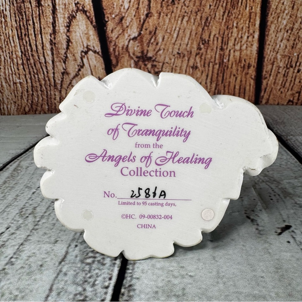 Hamilton Collection Divine Touch of Tranquility Angel Figurine COA Never Display - Picture 6 of 11